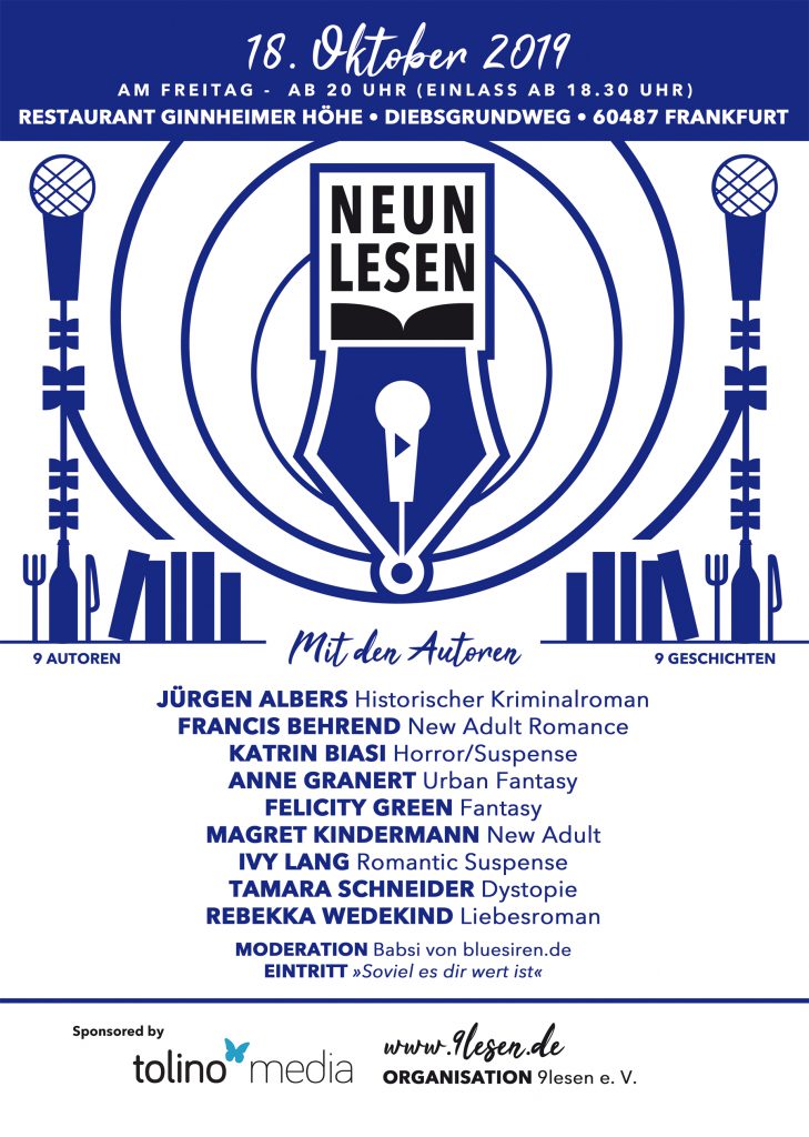 9lesen-Plakat für Frankfurt 2019