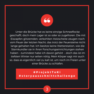 storyausschnittchallenge 1.3 mit #ProjektToKi