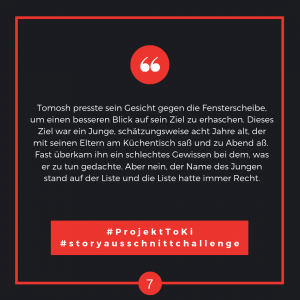 storyausschnittchallenge 1.7 mit #ProjektToKi