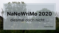 Beitragsbild zum Blogartikel NaNoWriMo 2020 von Katrin Biasi