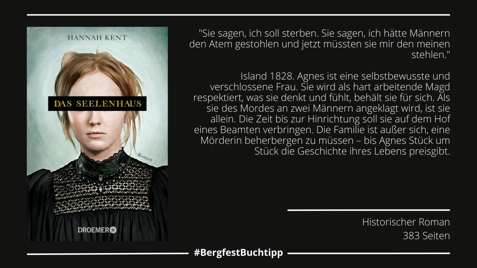 Woche 2: "Das Seelenhaus" von Hannah Kent