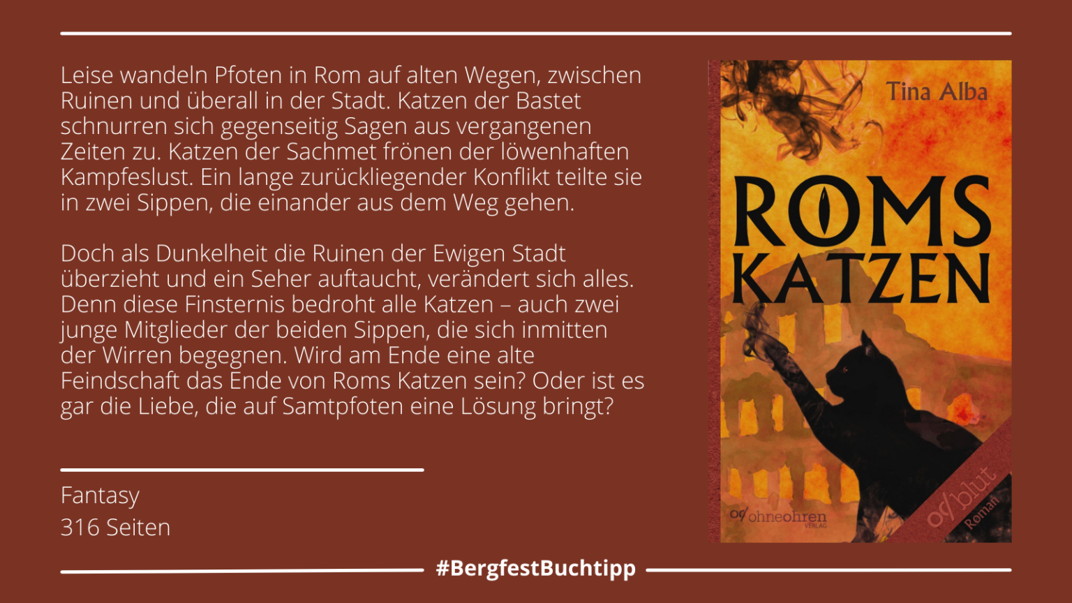 Woche 19: "Roms Katzen" von Tina Alba