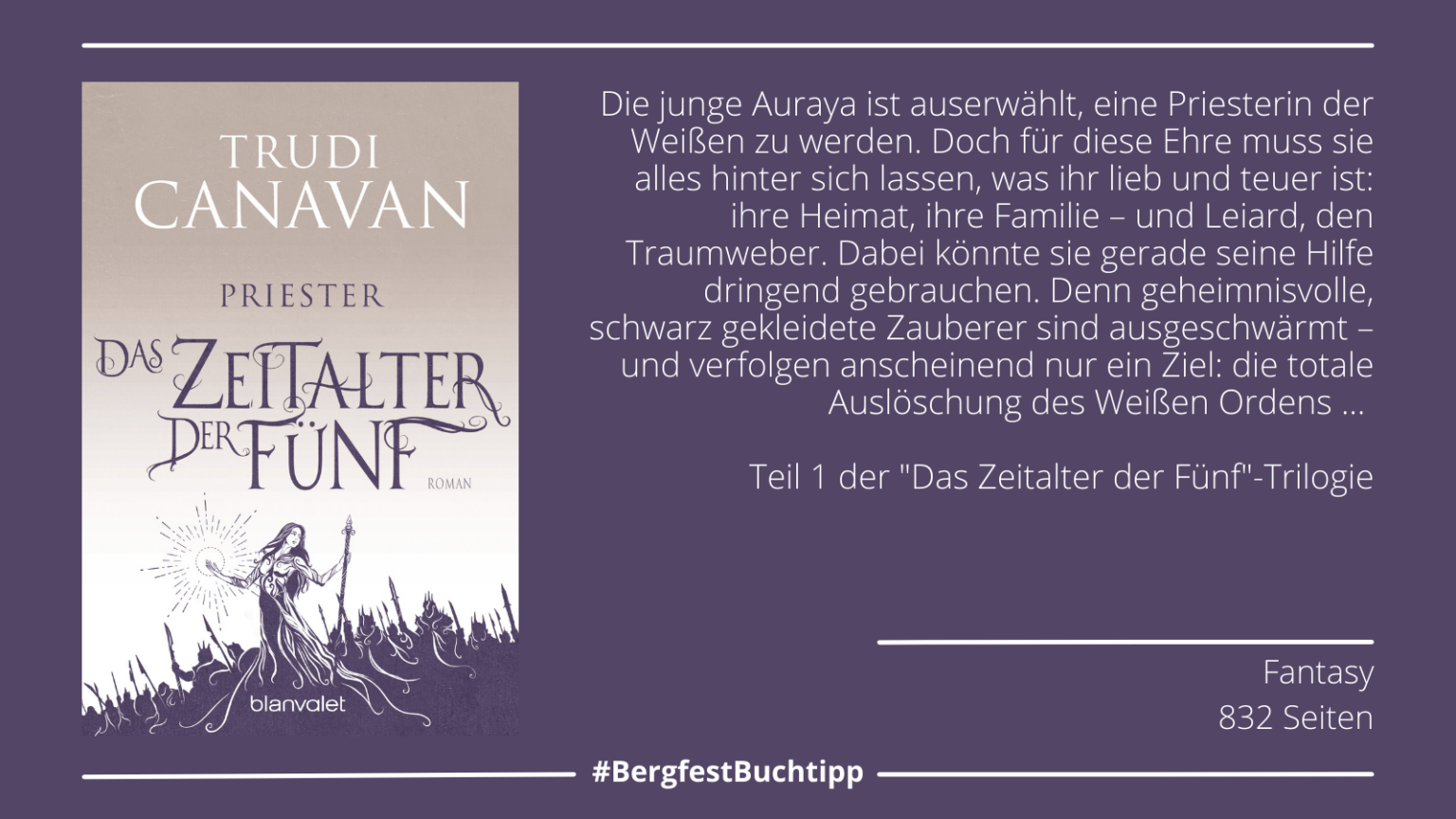 Woche 32: "Priester" von Trudi Canavan